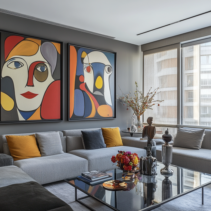 A Complete Guide to Hanging Large Paintings