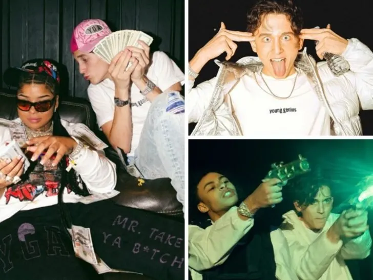 Lil Mabu with Chrisean Rock and Lil RT