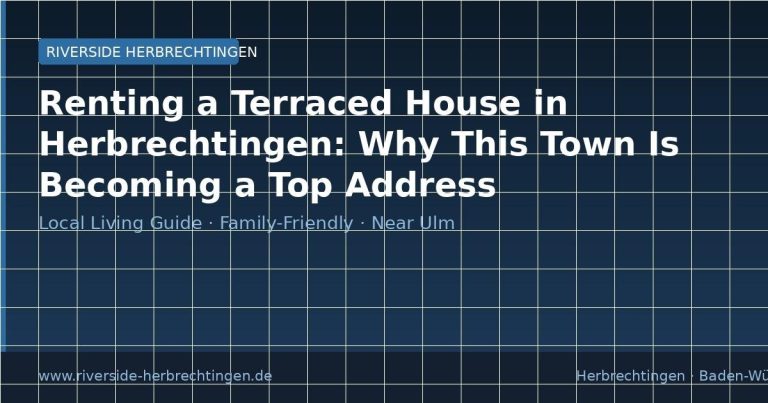 Renting a Terraced House in Herbrechtingen